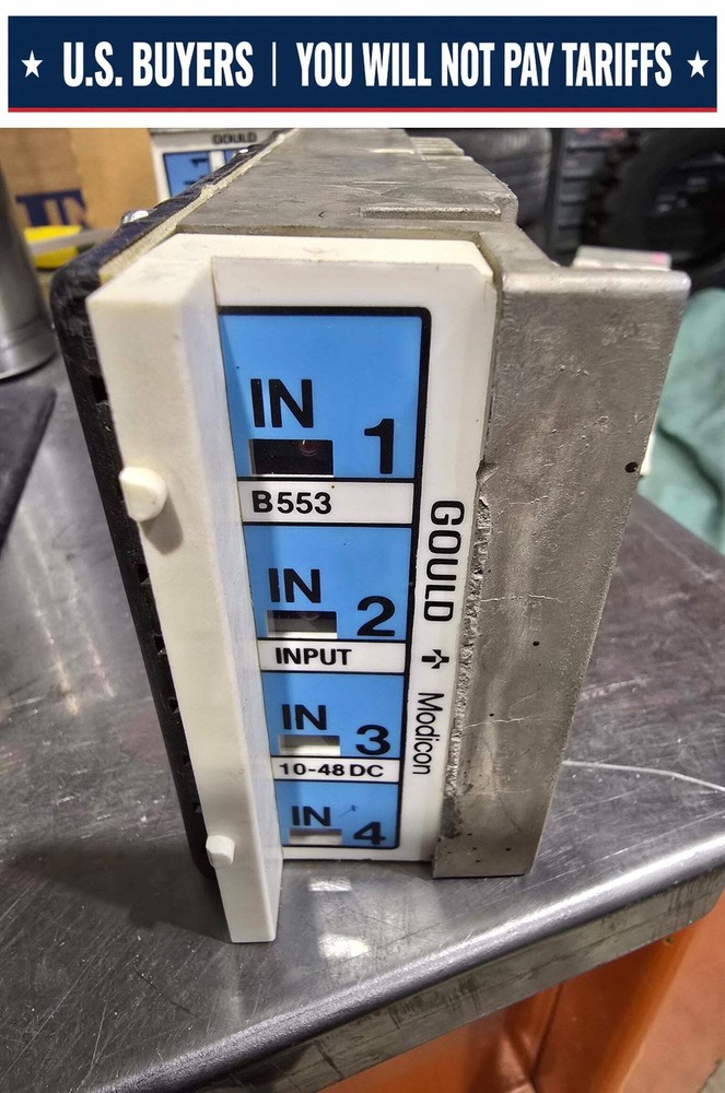 Gould/Modicon B553 Input Module 10-48vdc "Used"