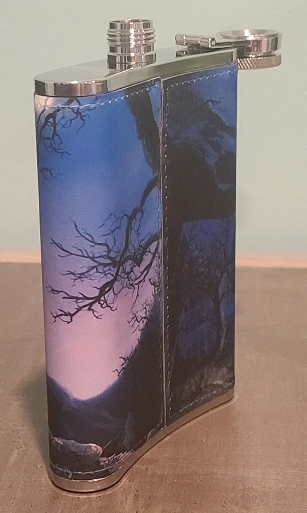 King Diamond: Them 8 oz flask custom made NEW