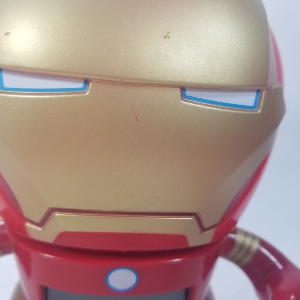 Marvel Iron Man Alarm Clock Digital Red Gold