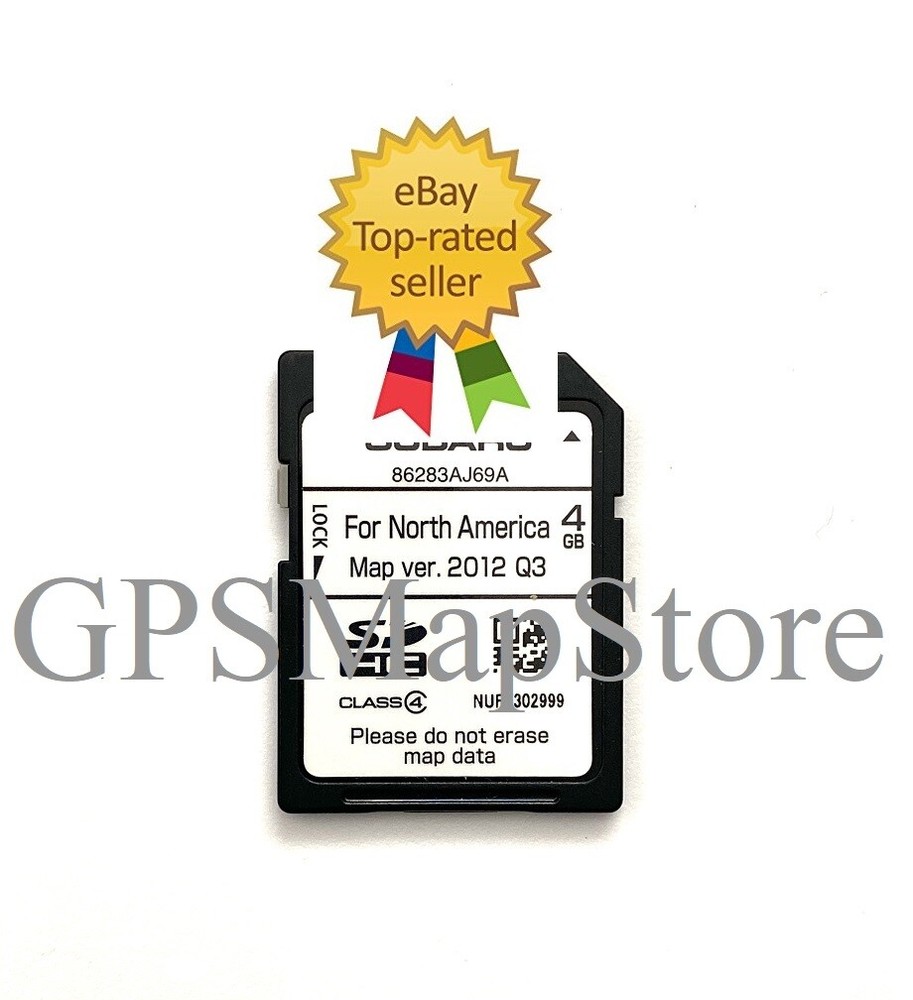 2014 Outback Legacy DIVX Navigation DATA Genuine SD Card U.S CAN Map 86283AJ69A