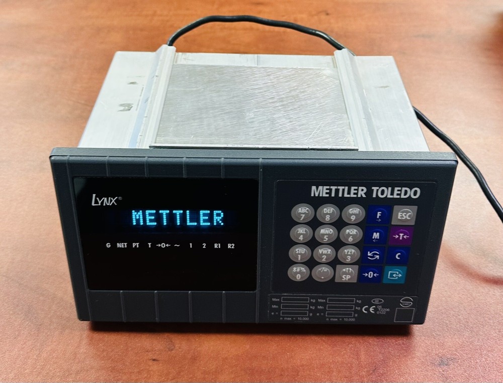 Mettler Toledo Weight Indicator Model LYNX , LTPA0820000 (BRAM ERROR)