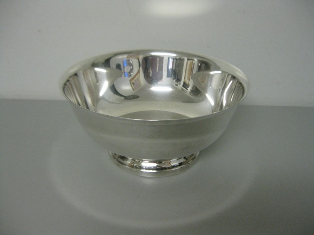 Vintage Gorham EP YC779 Silver Plate Footed Serving Bowl