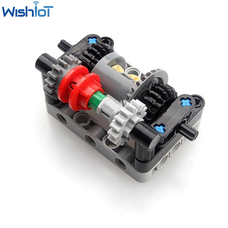 Self-Locking Bricks MOC Technical Parts Building Blocks Differential Gears Kits
