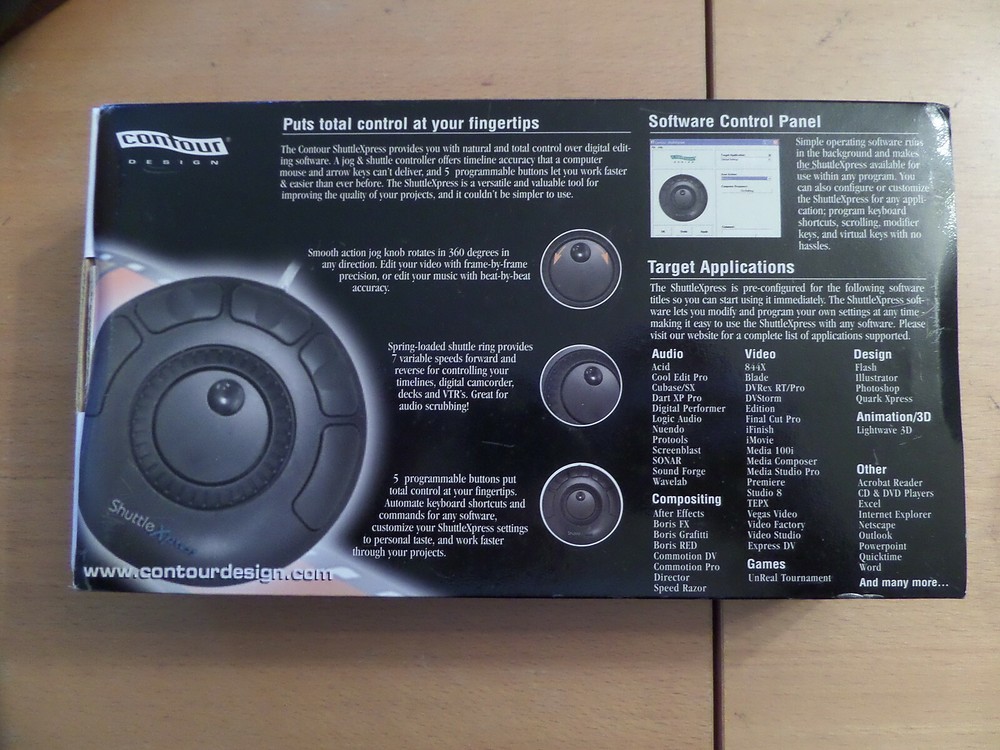 Contour ShuttleXpress Multimedia Controller USB PC\ MAC