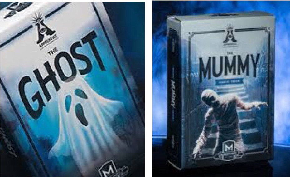 Apprentice Magic - The Mummy,Ghost,Vault & Time Machine All 4 Magic Tricks Boxed