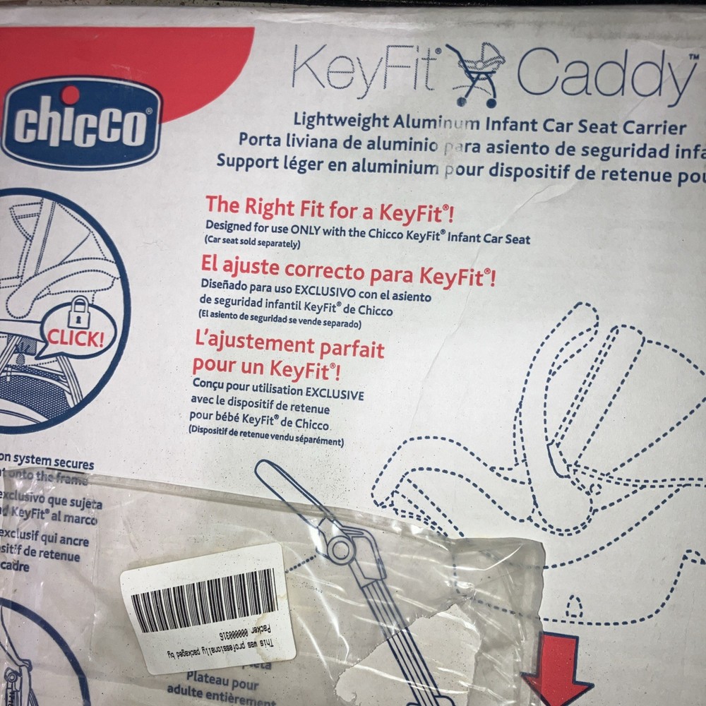 Chicco Keyfit Caddy Stroller Frame - Black LN! In Box!