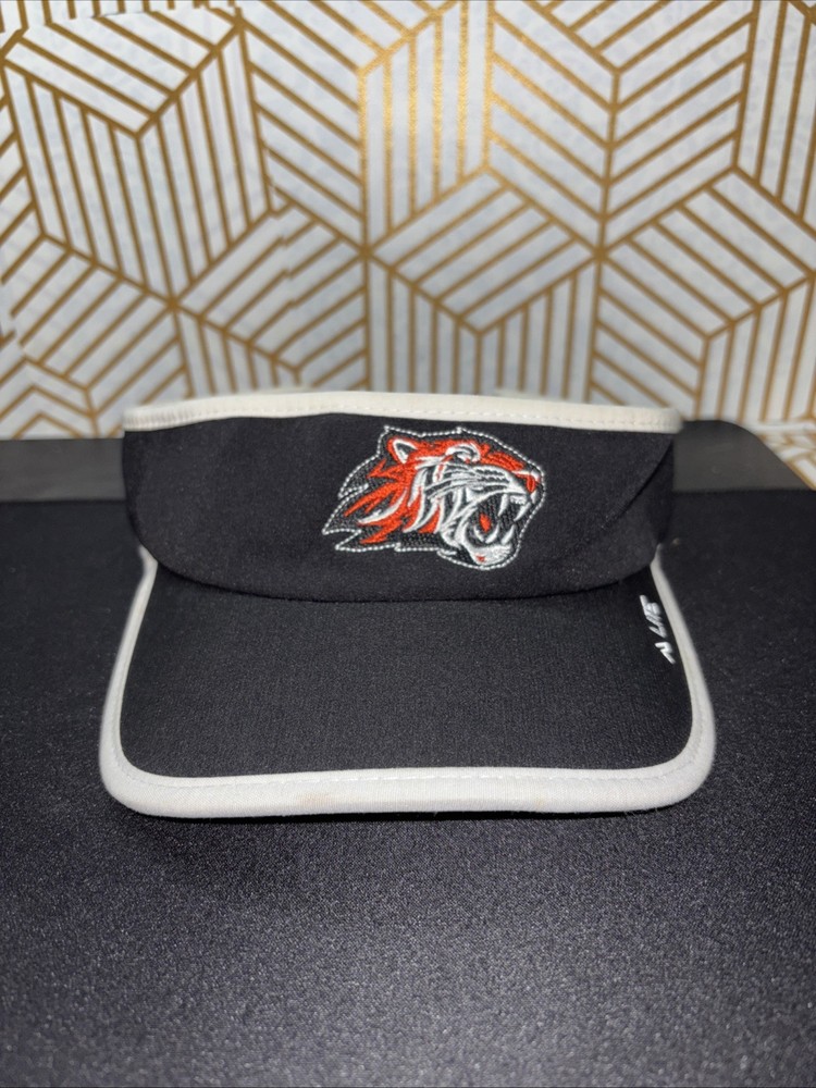 Pacific Headwear Visor Tiger Black Golf Visor