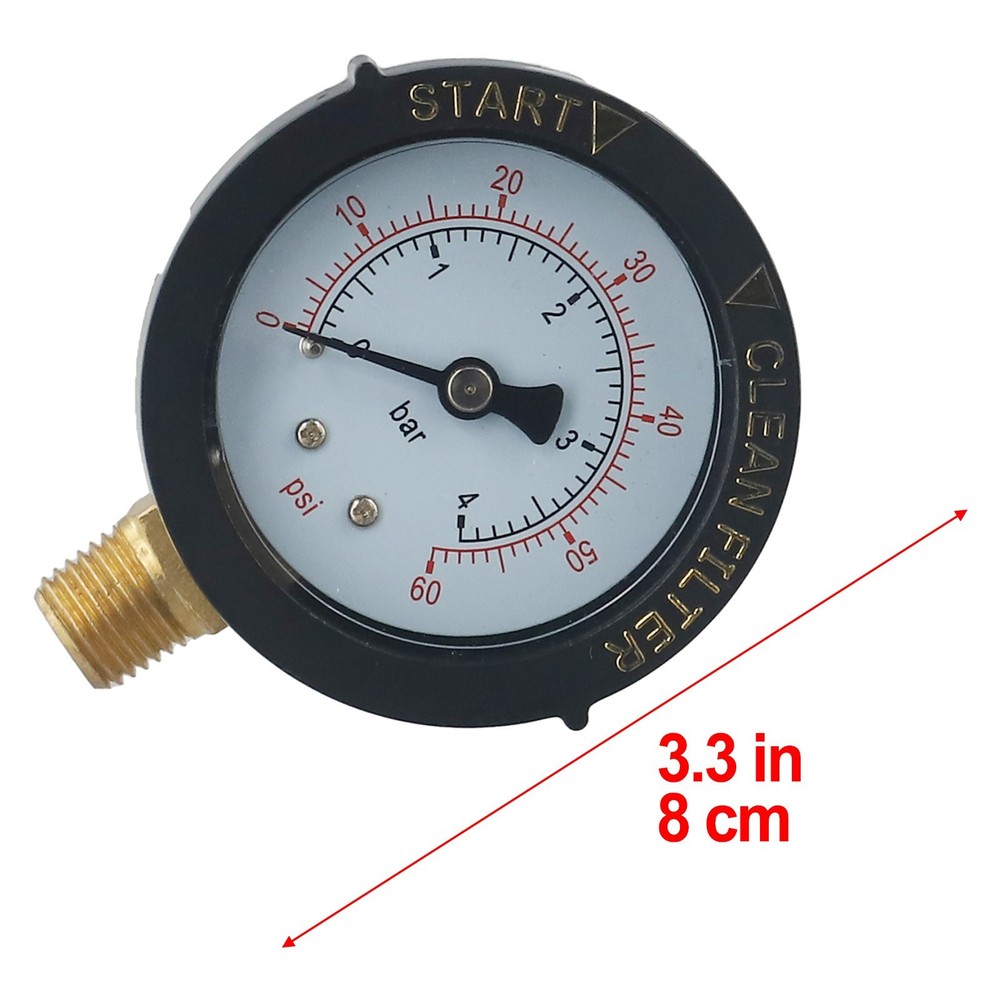 Enhanced Performance Pool Filter Pressure Gauge for Pentair 190058 Spa