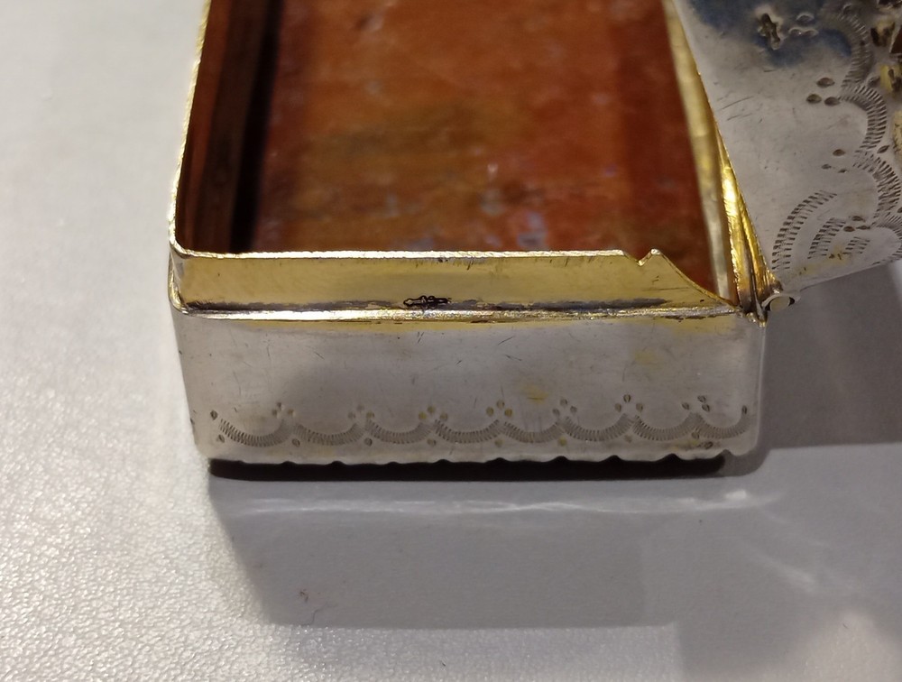 18th Century Dutch Silver and Agate Snuff Box with Clear Hallmarks.