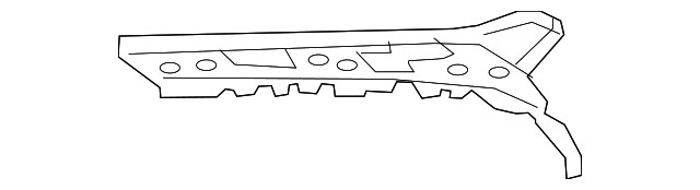 Genuine GM Passenger Side Back Body Pillar Inner Panel 23237871