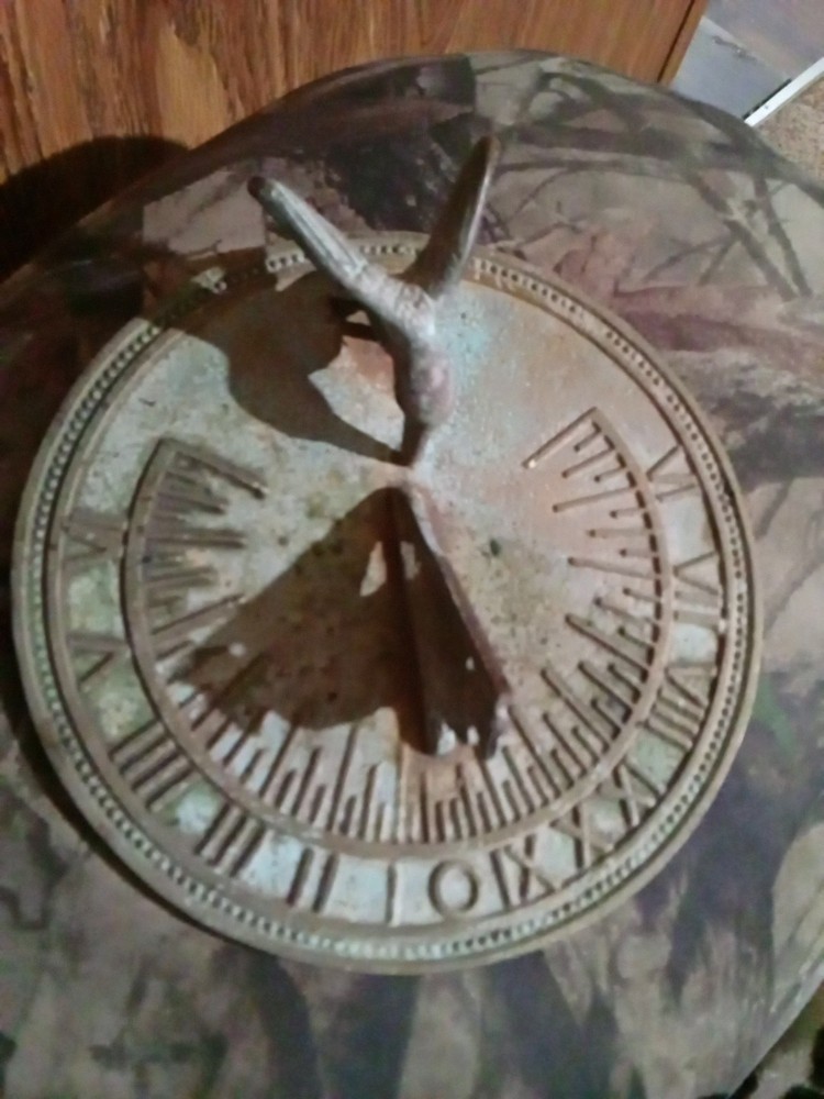 Vintage Brass Sundial