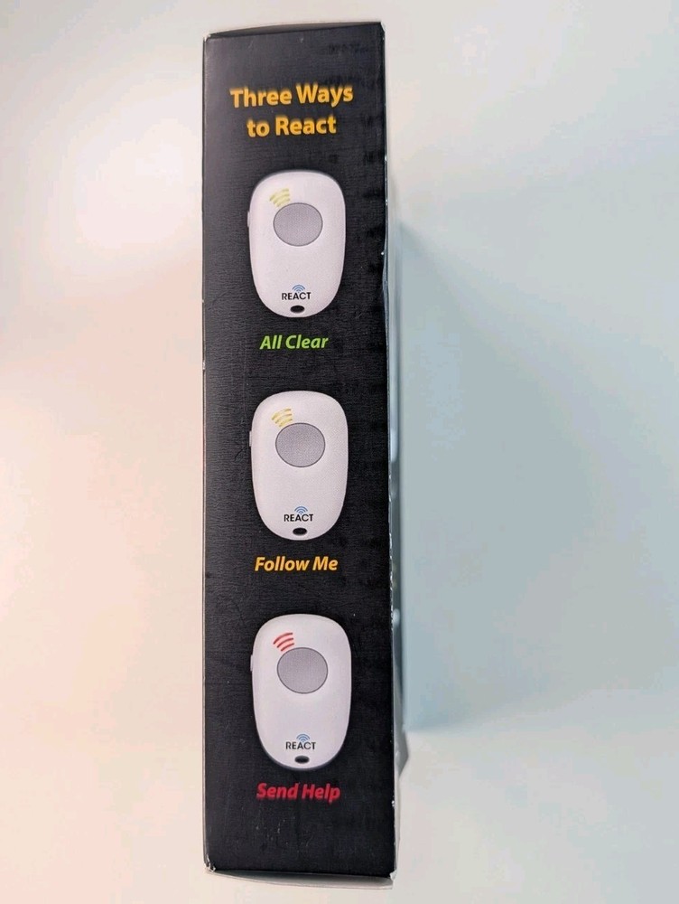 REACT Mobile Sidekick Personal Safety Device No Subscription Required Open Box