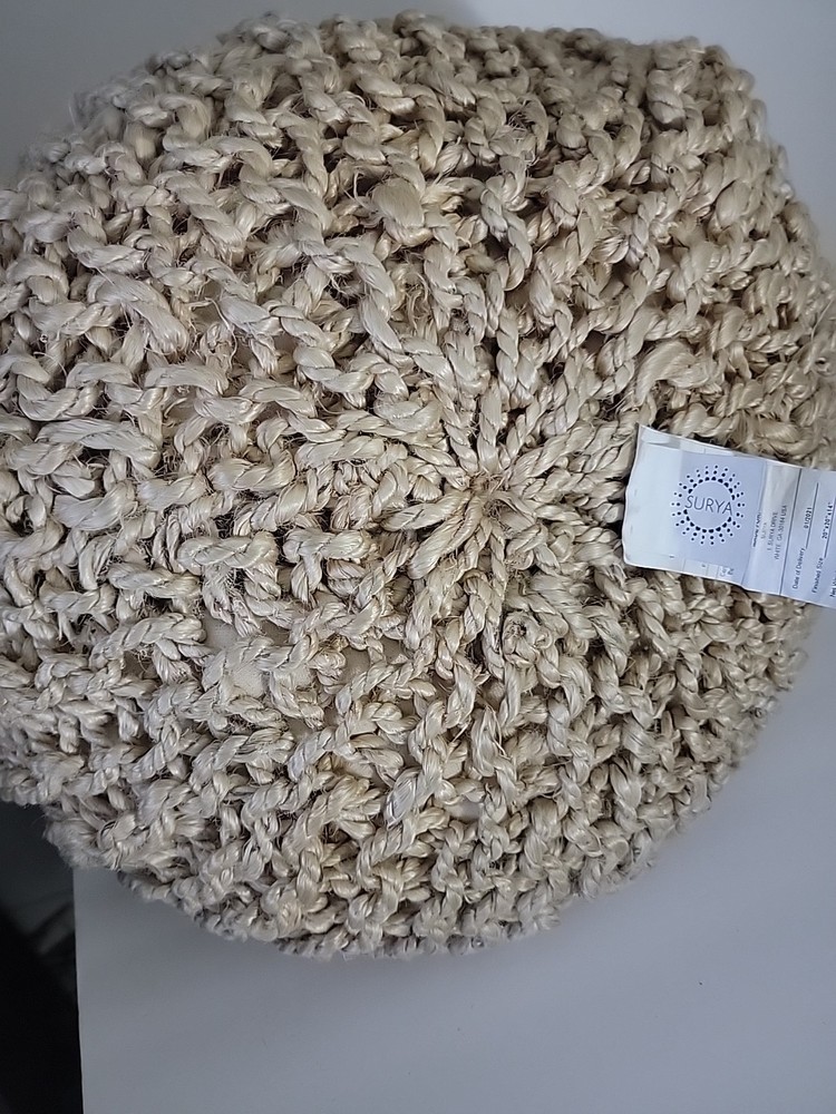 Surya - Round Puff Ottoman