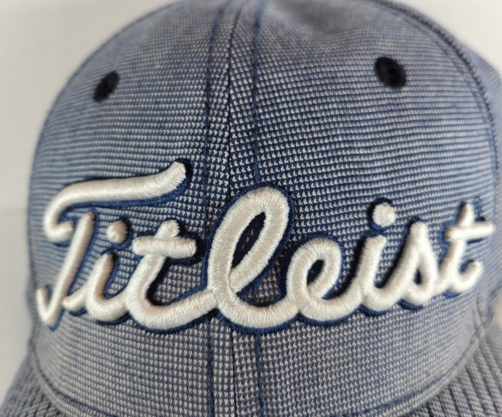 Titleist Golf Hat Fitted L/XL Gray Cap