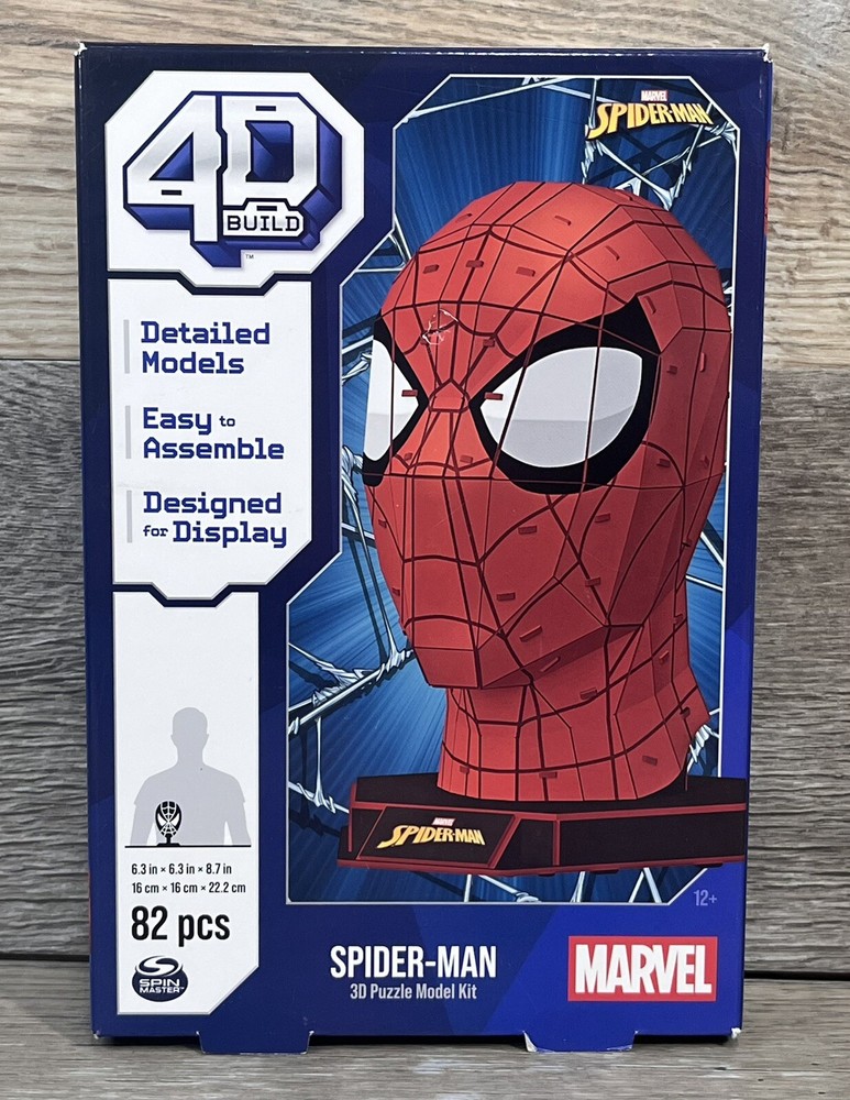 MARVEL SPIDER-MAN 3D Puzzle 82 Piece Set Model Kit Display Decor SEALED