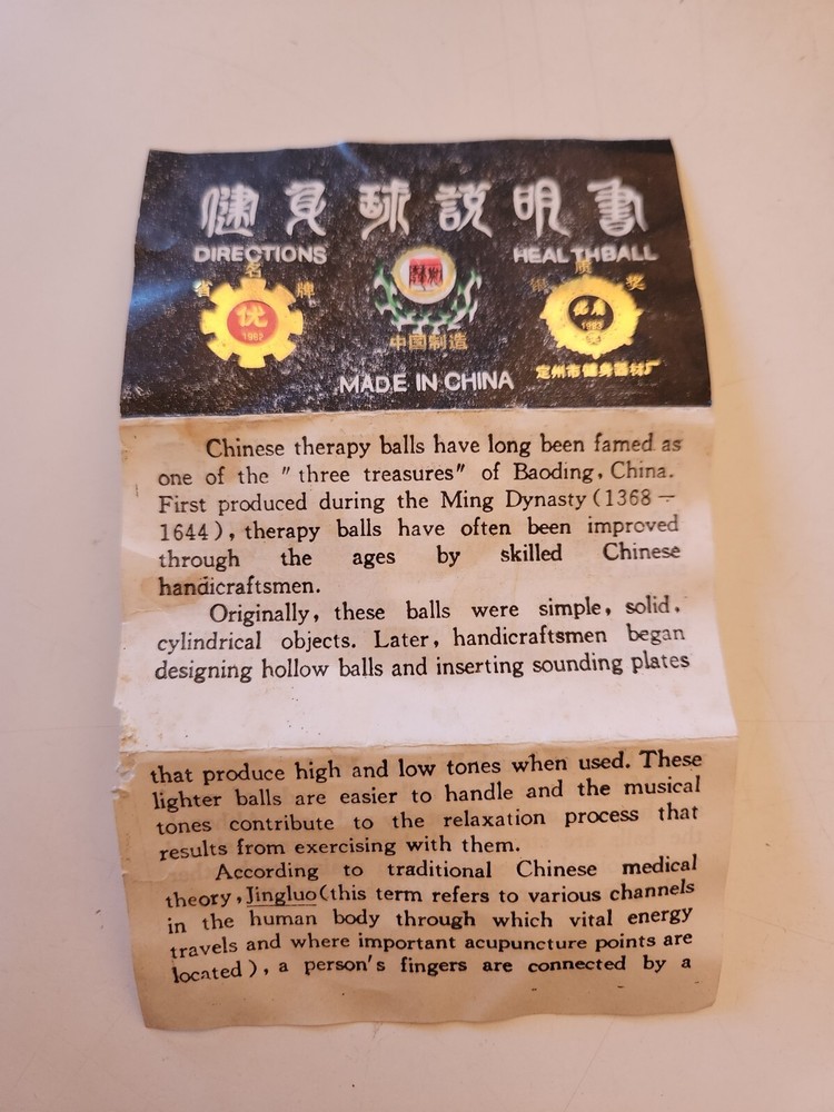 Chinese Therapy Balls