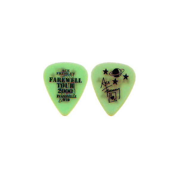 Ace Frehley KISS Evansville City Guitar Pick 0910 Farewell Tour