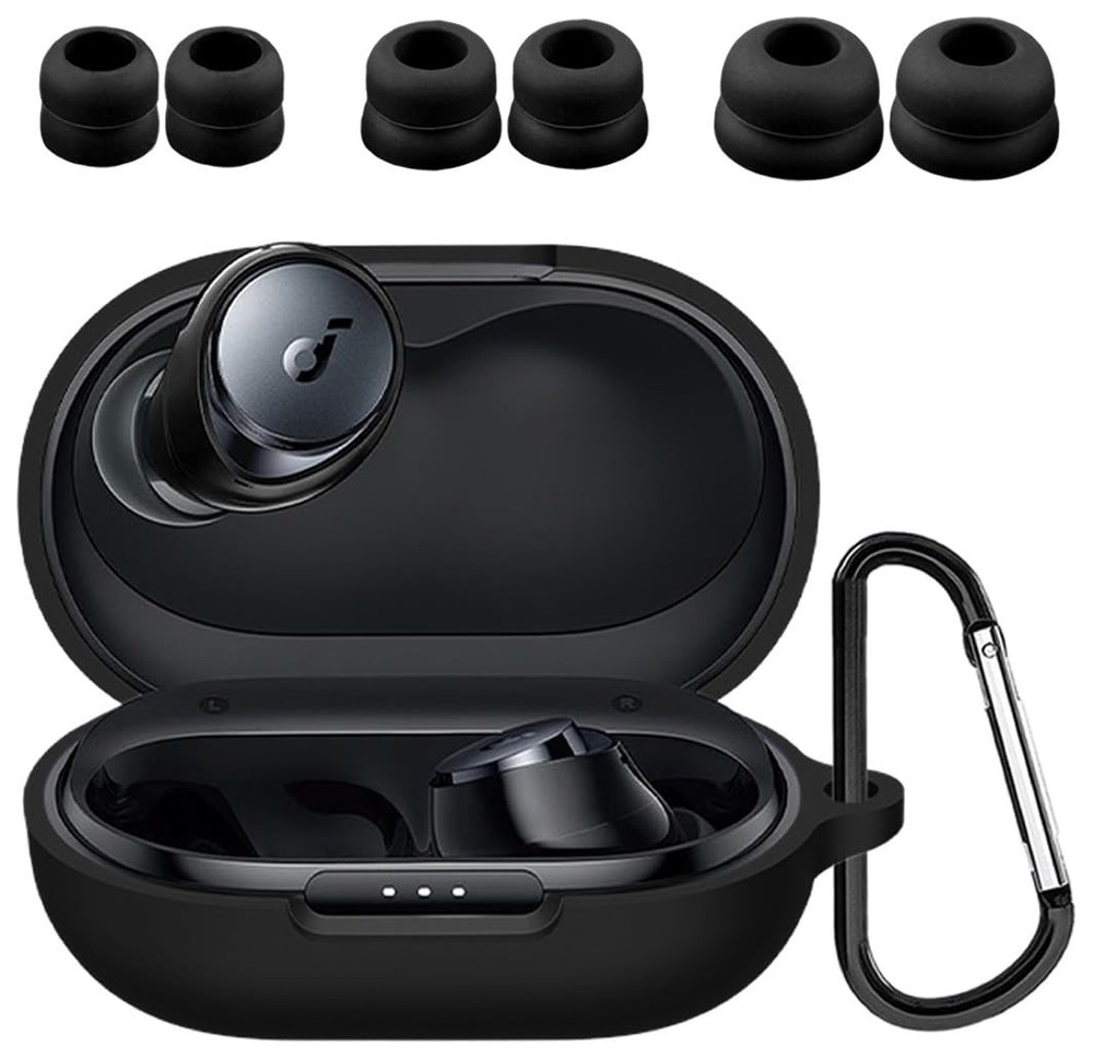 A-Focus Compatible with Soundcore Space A40 Case A40, Black