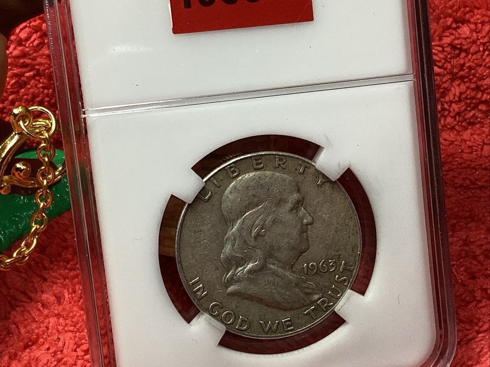 1963 D FRANKLIN HALF 💰in GENERIC SLAB 👀