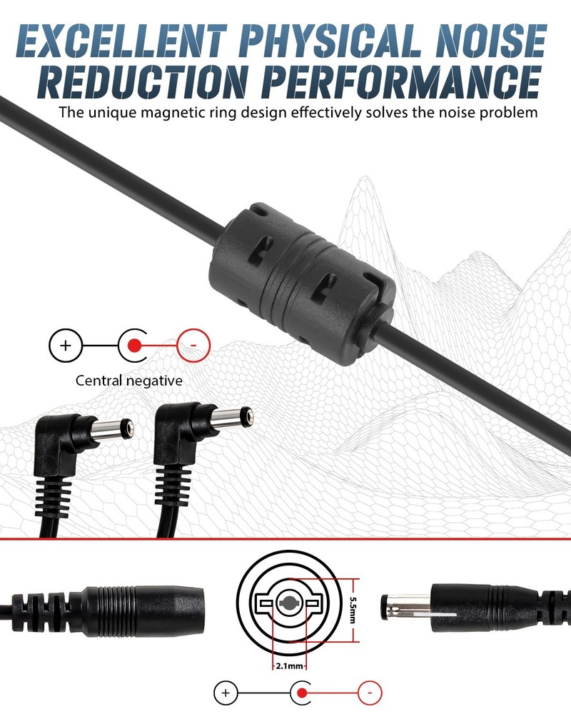 STRICH Guitar Effect Pedal &Power Supply Adapter, Multi Modulation True Bypass