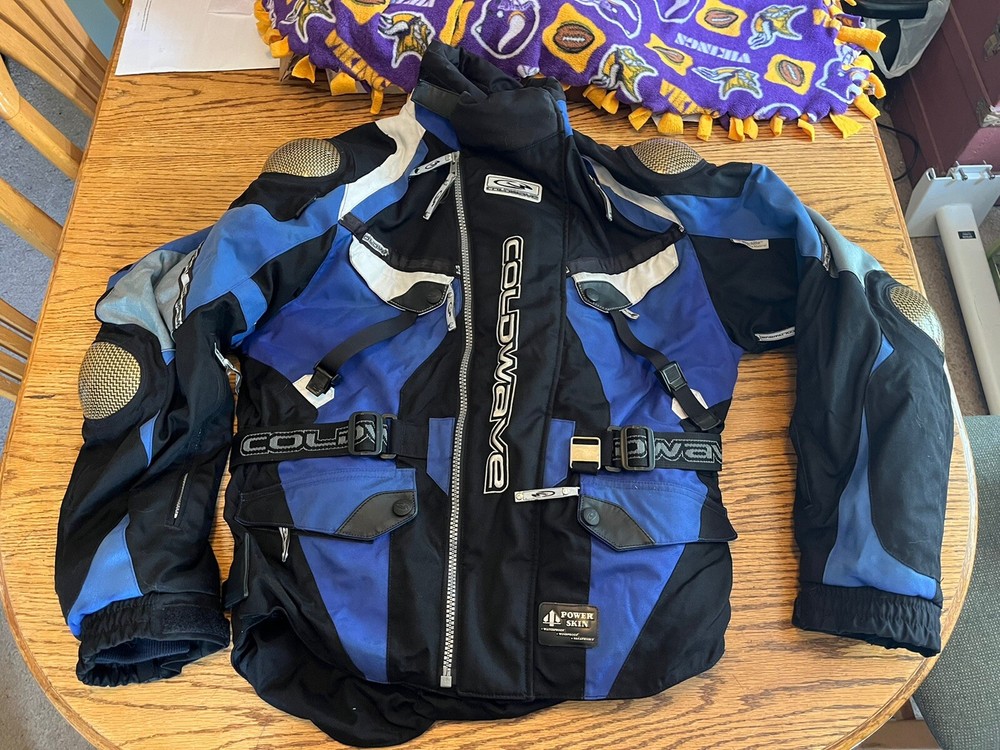 Coldwave Jacket M PowerSkin Waterproof Snowmobile Protective Shoulders Elbows