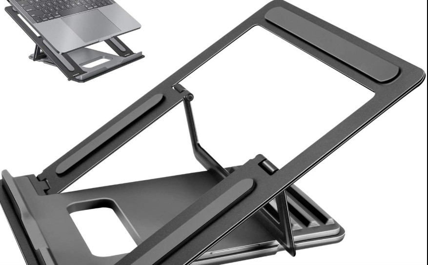 Laptop Stand Adjustable Computer Stand for Desk Ergonomic Aluminum Holder up 17"