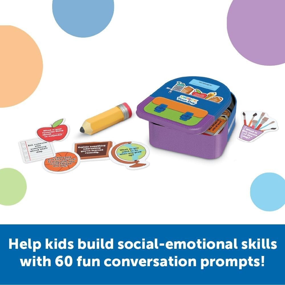 Learning Resources Unpack Your Day Conversation Kit - Social Emotional Learning