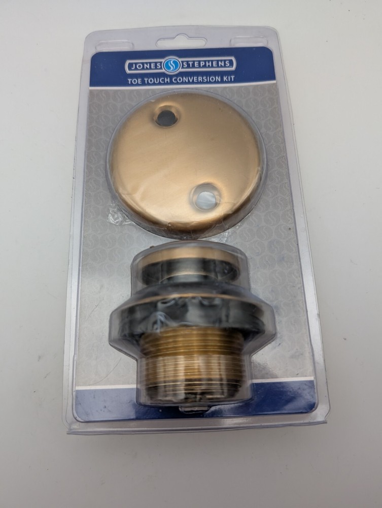 Jones Stephens 2 Hole Toe Touch Conversion Kit Metal Brushed Bronze B5156BB