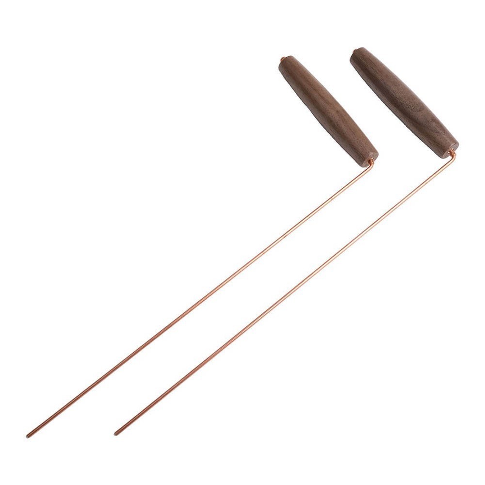 Multi purpose Dowsing Tool Set Natural Wood and Pure Copper Construction