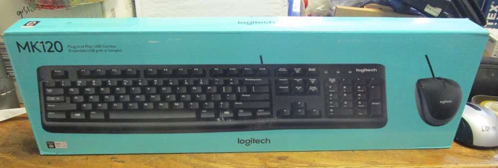 Logitech MK120 (920-002565) Wired Keyboard and Mouse Combo
