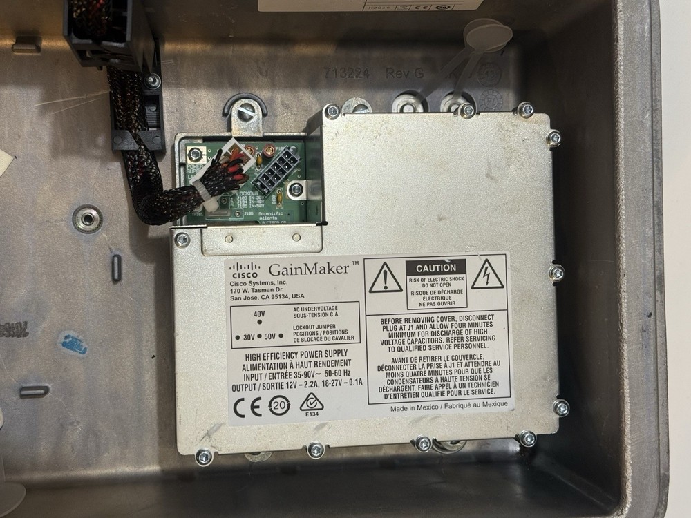 Cisco GainMaker Broadband Amplifier 35-90VAC Input, 39.0W, 15A Passing