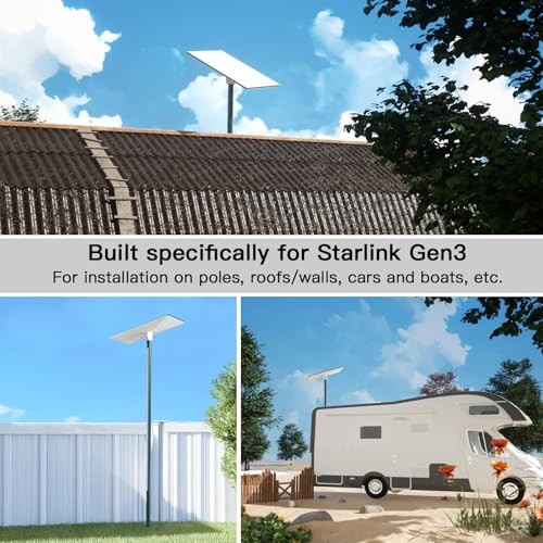 Starlink Gen3 Pipe Adapter Mount