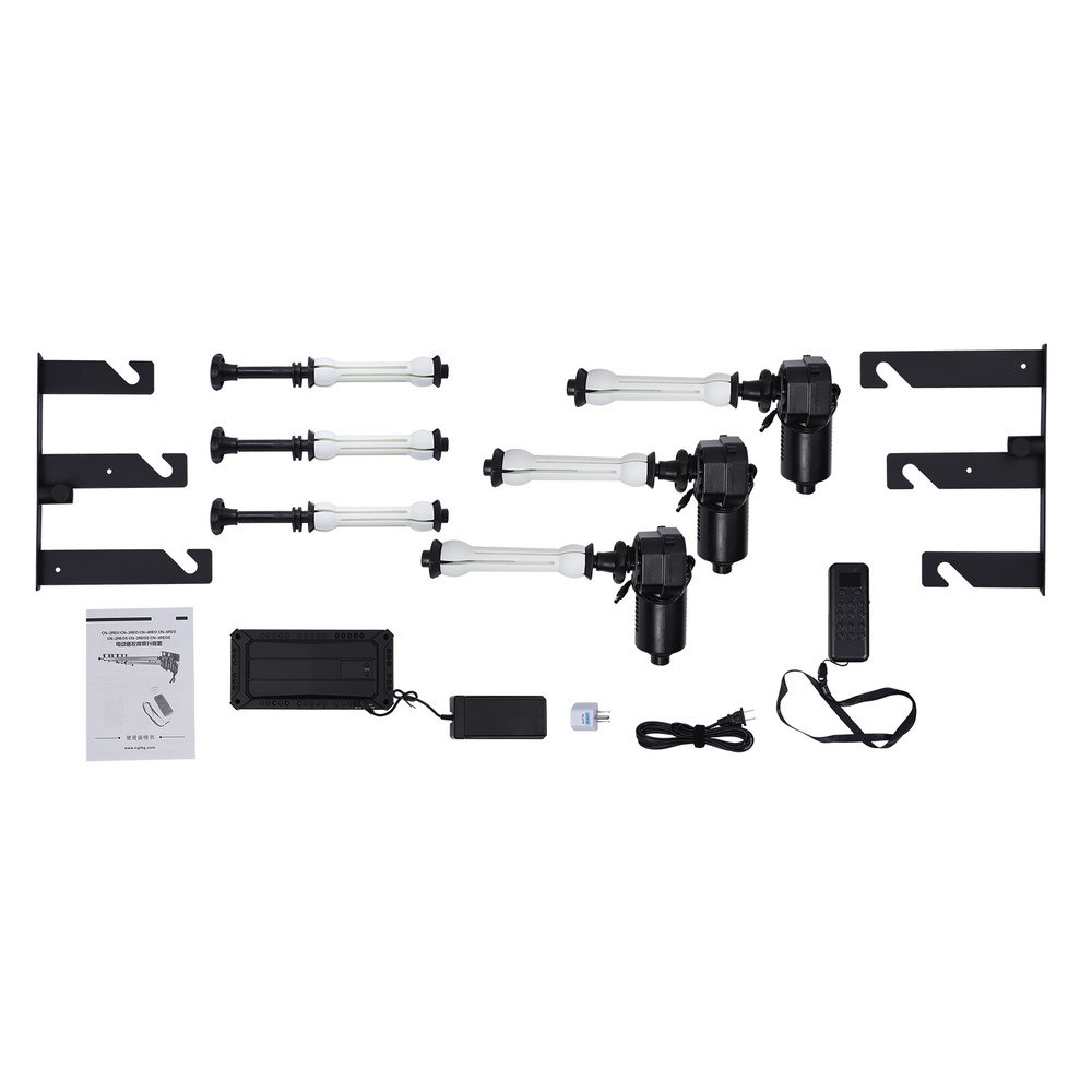 Motorized Electric Background Support System with Remote Control for Photography