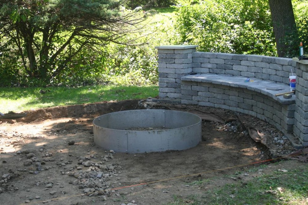 Fire Pit Campfire Ring 72" Diameter x 12" Deep Extra Large