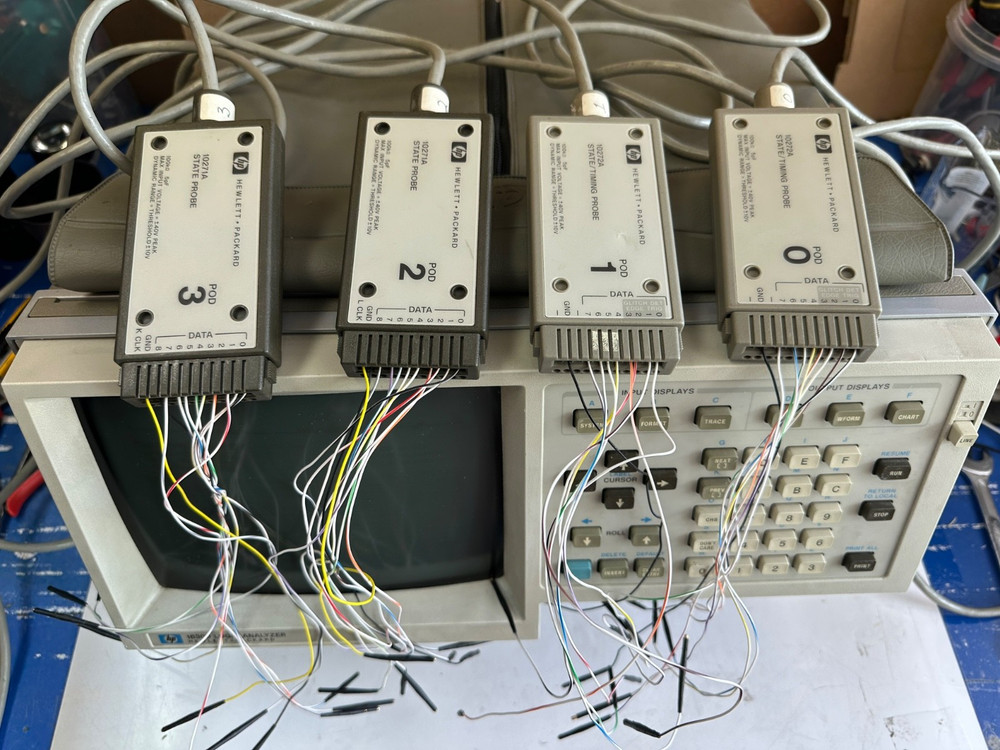 HP 1630D Logic Analyzer w/ 5pcs State/Timing Probes