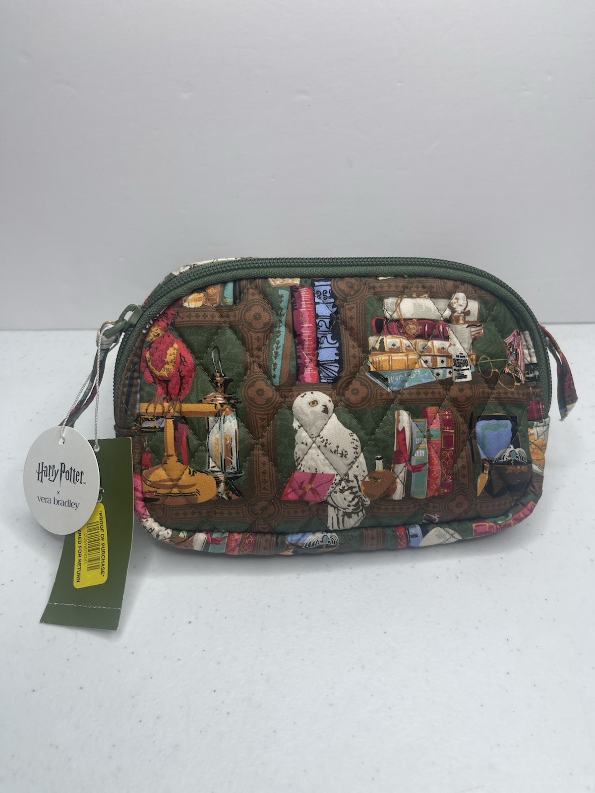 Vera Bradley Woodward Small Belt Bag Harry Potter Hogwarts Library Hedwig NWT