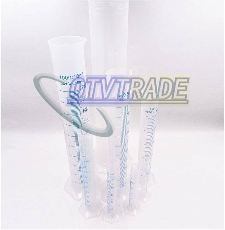 Set 10-2000ml Laboratory Solution Liquid Measurement Graduated Cylinder