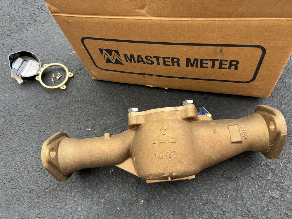 Master Meter MS Multi-Jet Lead Free Brass Water Meter 2" Threaded w/o Register