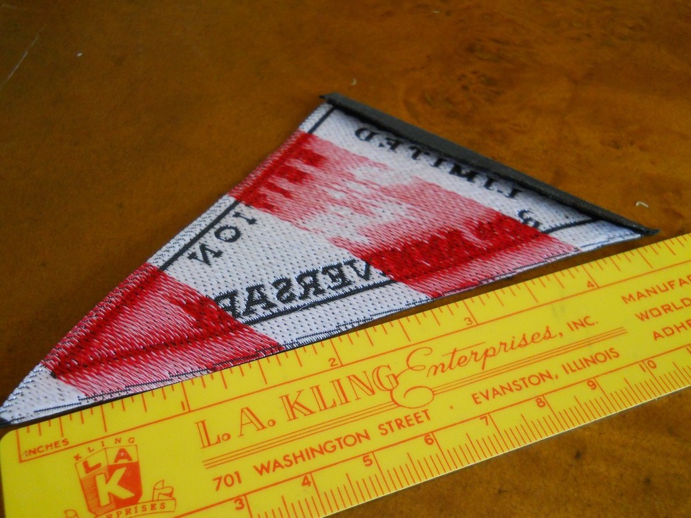 KELTY 30TH ANNIVERSARY "DICK KELTY" TRIANGLE PATCH (NEW WITHOUT TAGS)