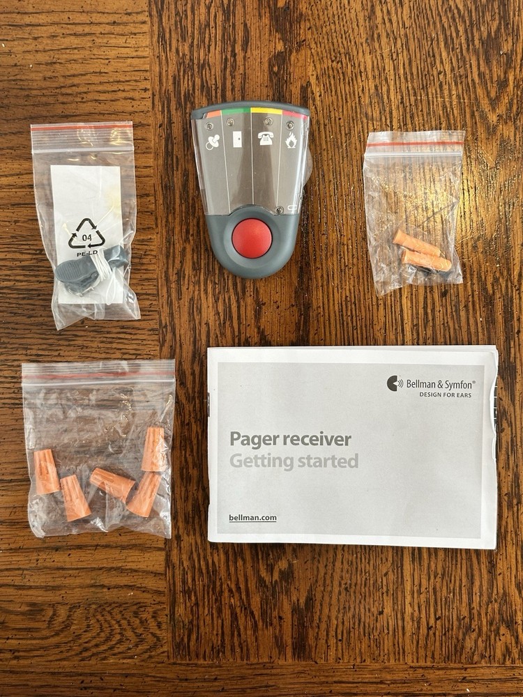 Bellman & Symfon Alert System – Pager Receiver + Push Button Transmitter