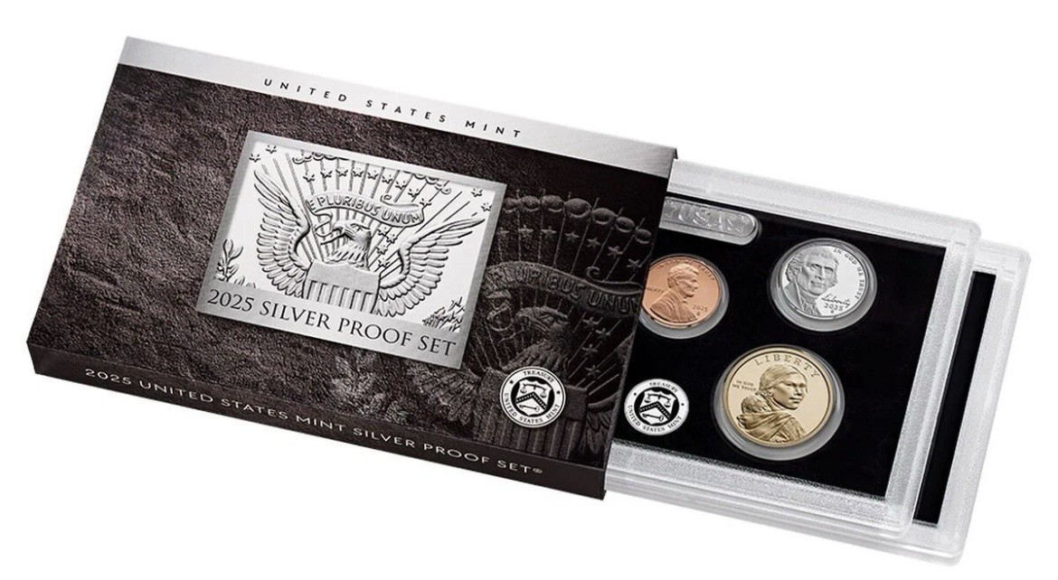 2025 US United States Mint Silver Proof 10 Coin Set 25RH S LAST PENNY + QUARTERS