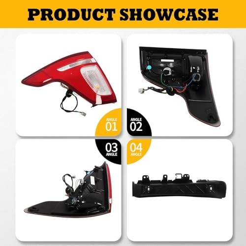 Tail Light Assembly Compatible with 2011-2015 Explorer Driver Side Rear Left