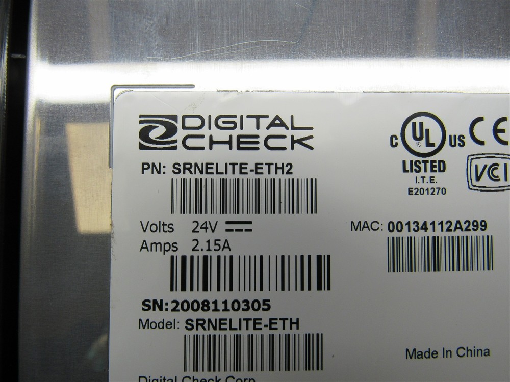 Digital Check ReceiptNOW Elite Ethernet Printer SRNELITE-ETH2 with Adapter
