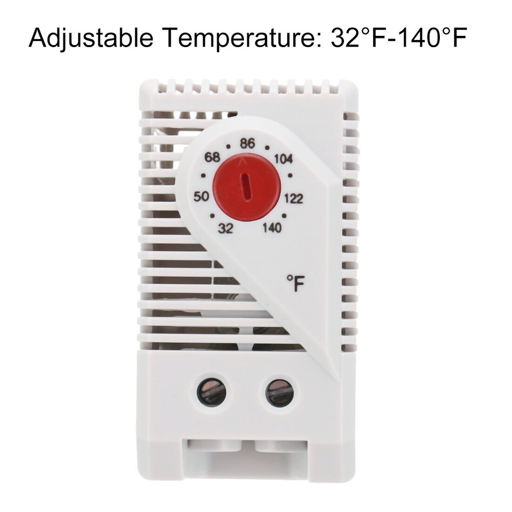 Mechanical Thermostat 32-140°F Adjustable Compact N.C Temperature Controller