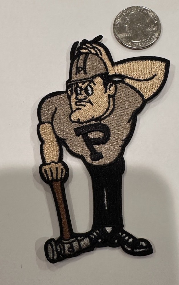 PU Purdue Boilermakers Embroidered Iron On Patch Apprx. 4"x 3” Beautiful!