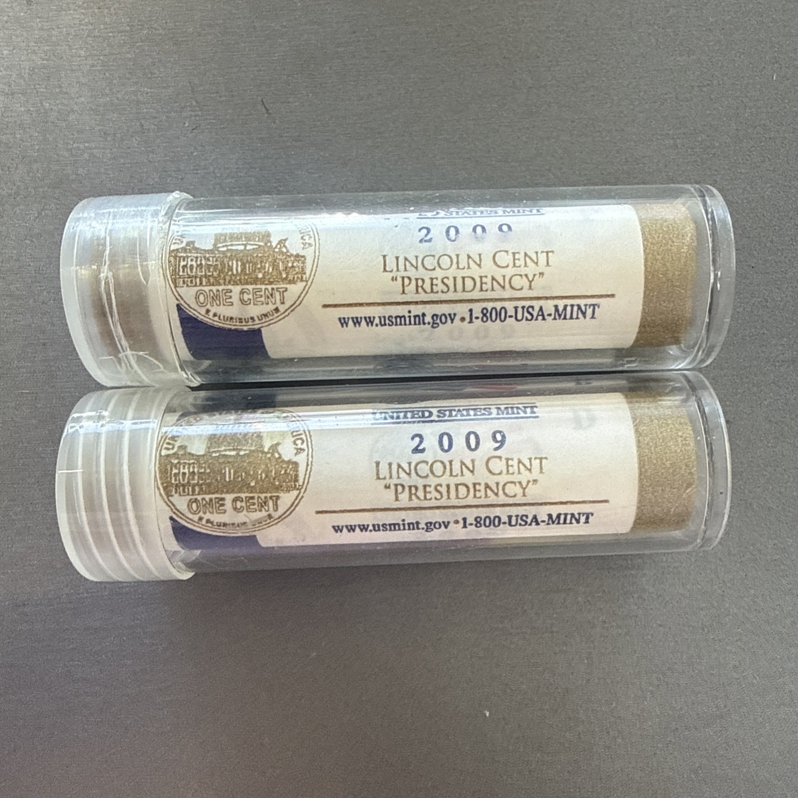 2009 P & D Lincoln PRESIDENCY MINT WRAPPED Penny Rolls