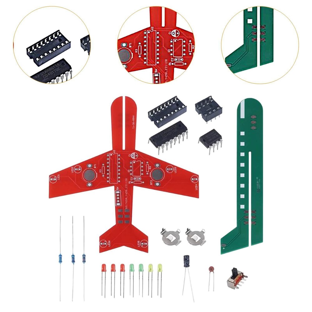 Soldering Practice Kit Multiuse DIY Electronic Project Kit for Teaching Aids