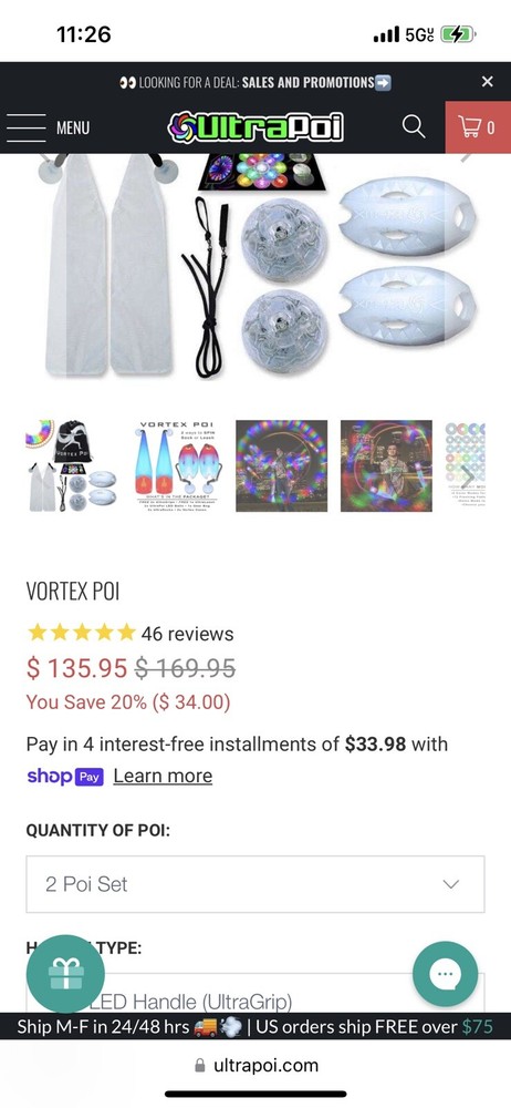 UltraPoi With Rechargeable Ultra Knobs.