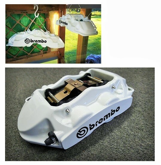 2Pk White Paint High Heat Coating Engine Enamel Blocks Headers Caliper Brake