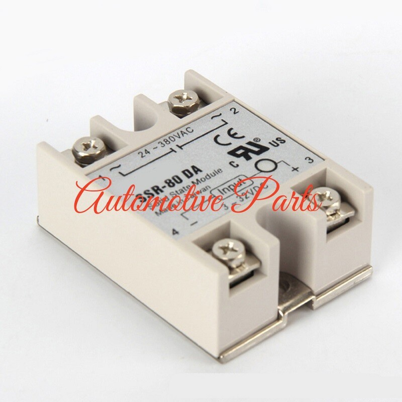 For FOTEK SSR-80DA DC-AC 80A Solid State Relay Input 3-32VDC Output 24-380VAC